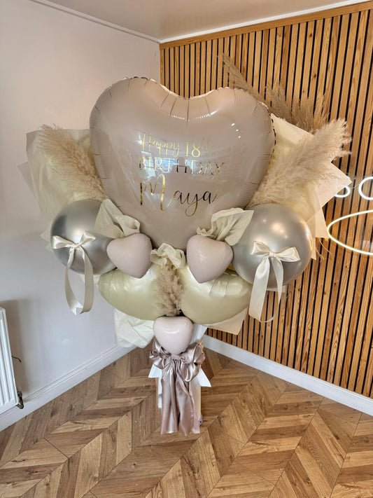 Champagne XL Balloon Bouquet