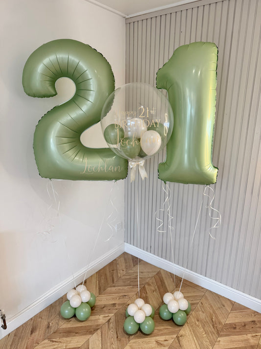 Sage and Cream Floating Set